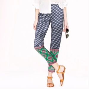 J. Crew Silk Foulard Dot Pants 2